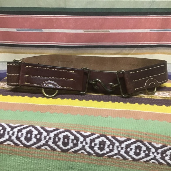 EUC Ralph Lauren rare snake belt sz34 - Picture 2 of 6